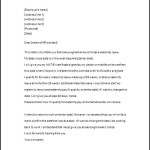 28 days Notice Letter Free Download