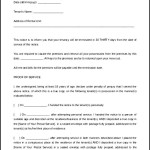 30 Day Rental Termination Letter Template in MS Word