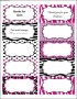 8163 Label Template
