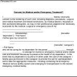 A Download Child Medical Consent Form