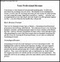 A Guide To Prof Resume PDF