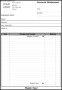 Account Statement Form Template
