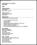 Acting CV Template Free Printable