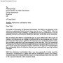 Admission Confirmation Letter