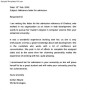 Admission Reference Letter Example