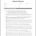 Advance Medical Directive Form