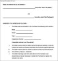 Agreement For The Sale Of A Vehicle