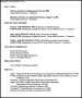 Agriculture Resume Format