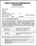 Annual Employee Evaluation Form PDF  Template
