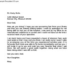 Apology Letter to Dad From Daughter