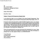 Appeal Letter Sample