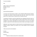 Appeal Letter Template for Medical Necessity Word Format