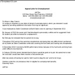 Appeal Letter Template for Unemployment MS Word Download