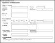 Application Form For Employee