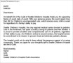 Appreciation Letter Donation