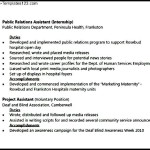 Arts Public Relations Resume PDF