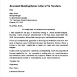 Assistant Nursing Cover Letters For Freshers