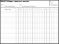 Attendance Record Template