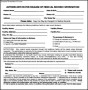 Authorization For Release Of Medical Form