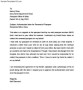 Authorization Letter For Renewal of Passport