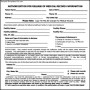 Authorization Of Medical Form
