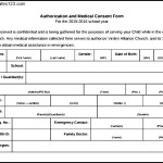 Authorization and Medical Consent Form