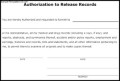 Authorization to Release Records Template