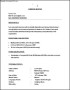 BPO Call Centre Resume Template Format