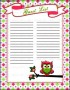 Baby Shower Guest Invitations Template