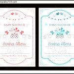 Baby Shower Invitation Template PSD