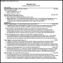 Banking Resume Template PDF