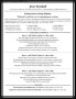 Barista Resume Job Description Sample