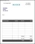 Basic Invoice Template Microsoft Word