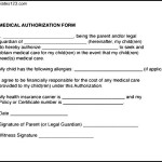 Basic Medical Authorization Form