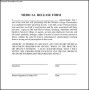 Basic Medical Release Form