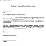 Basic Medical Treatment Authorization Letter