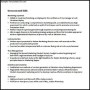 Basic Resume Template Free PDF