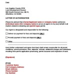 Basic Third Party Authorization Letter