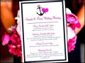 Beautiful Beach Wedding Itinerary Template