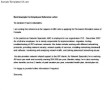 Best Example For Employee Reference Letter