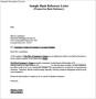Best Format For Bank Reference Letter