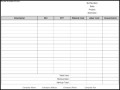Bid Estimate Form Template