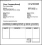 Billing Invoice Template Download Sample