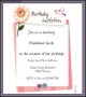 Birthday Invitation Letter