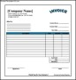 Blank Commercial Invoice Template Sample