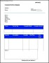 Blank Computer Service Invoice Template