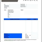 Blank Contractor Invoice Templates