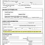Blank Credit Card Authorization Form
