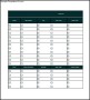 Blank Grocery Shopping List Template