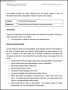 Blank HR Job Description Template
